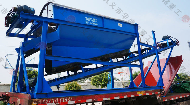 移動(dòng)式篩沙機(jī)發(fā)貨現(xiàn)場
